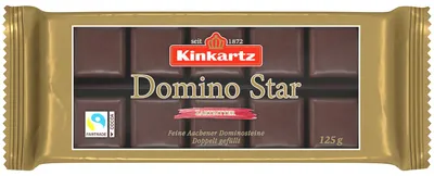 Produktbild von Kinkartz Domino Star Zartbitter 125g