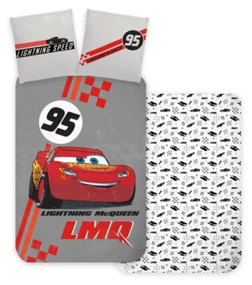 Produktbild von Disney Cars LMQ Kinderbettwäsche 100×135 cm, 40×60 cm