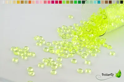 Produktbild von ca.100g Tautropfen 7mm, Farbauswahl:maigrün 550 / lindgrün / hellgrün