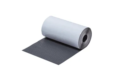 Obrázok produktu pre 4ROOF Komínová páska IZOMIN CLASSIC 300 mm x 5 m, antracitová, hliníková, drážkovaná, pružná, odolná voči poveternostným vplyvom