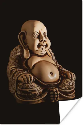 Produktbild von MuchoWow® Poster Buddhismus - Monnink - Spirituell 60x90 cm - Wanddekoration