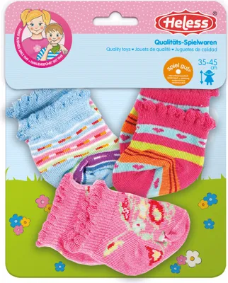 Produktbild von Heless 873 Puppenkleidung 3 Paar Söckchen in 2 Größen(35-45cm)