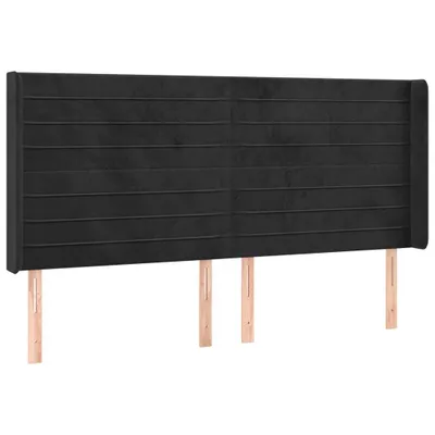 Produktbild von VidaXL 3119788, Schwarz, Polyester, Holz, 2030 mm, 118 cm, 128 cm, 160 mm