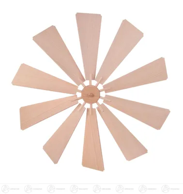Produktbild von Flügelrad für Weihnachtspyramide - Durchmesser = 50cm von Dregeno Seiffen