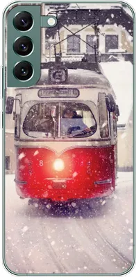 Produktbild von König Design Hülle kompatibel mit Samsung Galaxy S22 Plus 5G Kunststoff Soft Handyhülle - Handy Case Straßenbahn