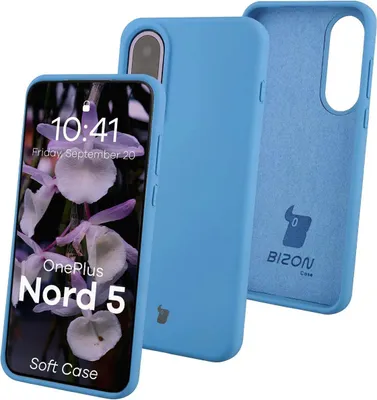 Produktbild von Bizon Soft Case OnePlus Nord 5 blau
