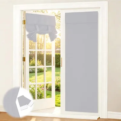 Blickdichtes Klebe-Rollo 173x66 cm grau thermisch isolierend