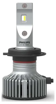 Imagen del producto de Philips Ultinon Pro6000 Standard 11972U60SX2: Bombilla LED para faros, 17 W, 12 V, H7, 5800 K, 2 unidades