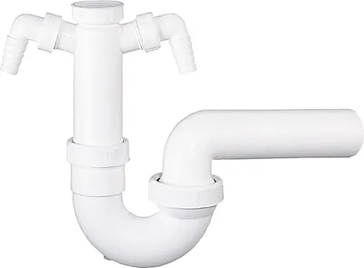Zdjęcie produktu dla Dallmer 020321 Syfon rurowy 100/2, 1 1/2" x