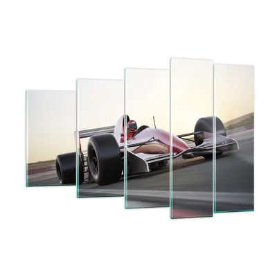 Produktbild von Bilder auf glas - Formel 1 Rennen Strecke Geschwindigkeit - 150x100cm - Glasbilder - Wandbilder - Kunstdruck - Wanddekoration aus Glas - Glas Bilder - Wandbild auf Glas - GEG150x100-2423