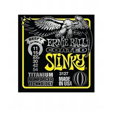 Produktbild von Ernie Ball Coated Titanium RPS Beefy Slinky Saiten 11-54 (3127)