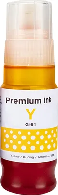 Produktbild von TECHTEK Tinte Ersetzt GI-51Y (4548C001) Kompatibel mit [Canon] PIXMA G 1520, PIXMA G 1530, PIXMA G 1560, PIXMA G 2520, PIXMA G 2560, PIXMA G 2570, PI