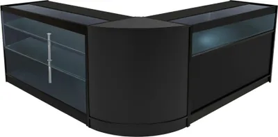 Immagine prodotto di Set di banchi espositivi LED Triton CM60 + K1500 + B1500 - Nero