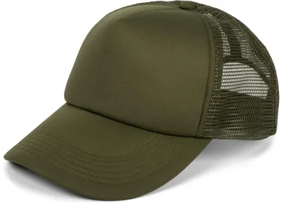 Produktbild von styleBREAKER Uni 5-Panel Trucker Cap mit Mesh-Einsatz | verstellbares Basecap mit Click Snap Verschluss | luftiges Netz Cap für Damen und Herren