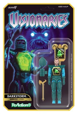 Produktbild von Visionaries ReAction+ Actionfigur Wave 01 Darkstorm