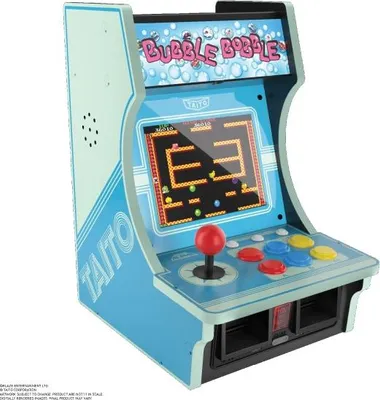 Produktbild von Blaze Alpha Taito Bartop, Aufrecht stehender Arkadenschrank, Unisex, 20,3 cm (8"), Blau, Pink, 1. BUBBLE BOBBLE 2. CADASH 3. ELEVATOR ACTION 4. THE FAIRYLAND STORY 5. GROWL 6. THE LEGEND OF..., 244 mm