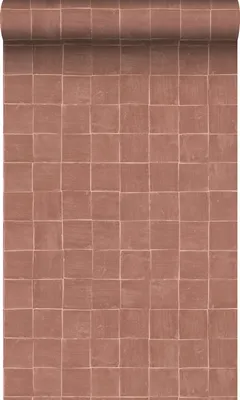 Produktbild von Origin Wallcoverings Tapete Fliesenmuster Braun 50 x 900 cm