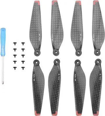 Produktbild von Famanu Propeller für DJI Mini 3 Pro - Kohlefaser, geräuscharm, leicht - 8 Stück