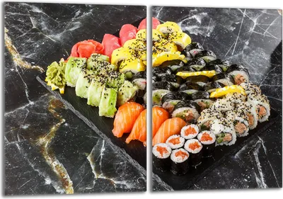 Produktbild von Glasschutzplatte für den Herd 2x40x52 Sushi