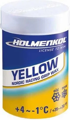 Produktbild von Holmenkol Grip yellow +4°C/-1°C 45 g
