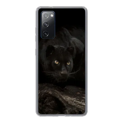 Produktbild von MuchoWow® Handyhülle Schutzhülle Hülle für Samsung Galaxy S20 FE Panther - Wald - Augen Silikon Softcase Handy Hülle - Abdeckung