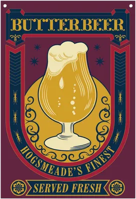 Obrázek produktu pro Harry Potter Wandbehang Butterbeer 125 x 85 cm