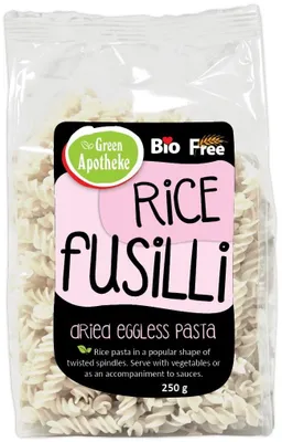 Image de Fusilli sans gluten, saveur macaronis (riz blanc), 250 g - Disponible en pharmacie