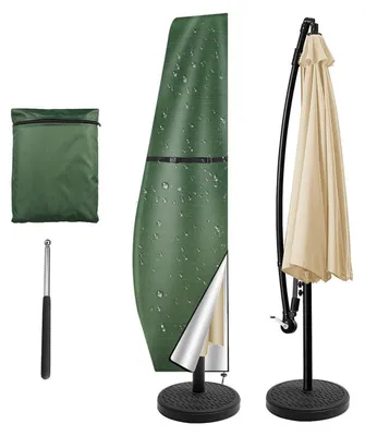 Obrázok produktu pre Ochranný obal na slnečník, obal na záhradný slnečník, zelený, 280x30/81/46 cm, polyester 210D