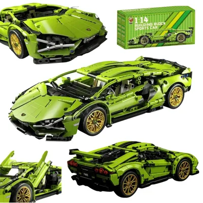 Produktbild von Modellauto Bausatz 1280 Teile fördert Kreativität Geduld Hobby bauen Kinder Erwachsene