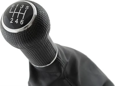 Immagine prodotto di PREMIUM pomello del cambio cuffia cucitura nera 6 rapporti per VW Golf 4 IV / Bora