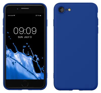 Produktbild von kwmobile Handyhülle für iPhone SE 2022 Hülle / iPhone SE 2020 / iPhone 8 / iPhone 7, für iPhone SE Hülle - Schutzhülle für kabelloses Laden - Case in