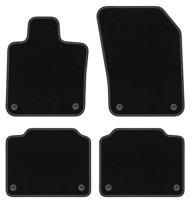 Immagine prodotto di Tappetini in moquette per Volvo V90 II 2016- (station wagon) – set 4 pezzi, neri, su misura – Wielganizator BASIC