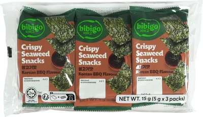 Obrázok produktu pre Bibigo Chrumkavé morské riasy BBQ 15 g