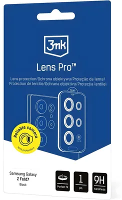 Image de Verre de Protection 3mk Lens Pro pour Samsung Galaxy Z Fold 4 - Noir KP41503
