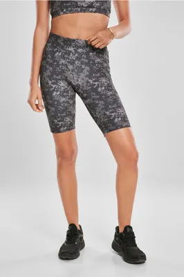 Produktbild von Urban Classics TB3423 | Ladies High Waist Camo Tech Cycle Shorts XS bis 5XL - Farbe: dark digital camo - Größe: 3XL