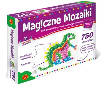 Zdjęcie produktu dla Kreatywna Mozaika 750 sztuk - Elementy do Tworzenia Obrazków