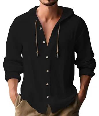Produktbild von Herren Hoodie mit Kapuze und langen Ärmeln