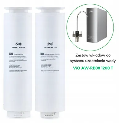 Zdjęcie produktu dla Zestaw x2 Wymienne Filtry Systemu Oczyszczania Wody VIO AW-RB08 1200T
