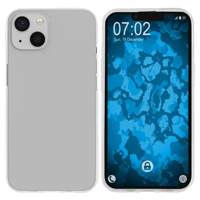 Produktbild von PhoneNatic Case kompatibel mit Apple iPhone 13 Mini - Crystal Clear Silikon Hülle transparent Cover