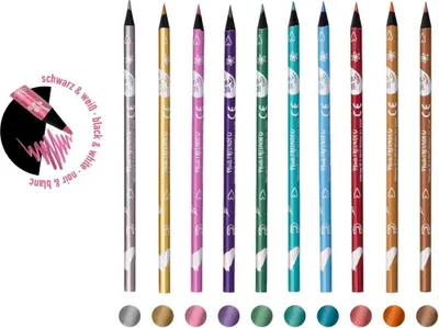 Produktbild von Pferdefreunde - Metallic-Buntstifte
