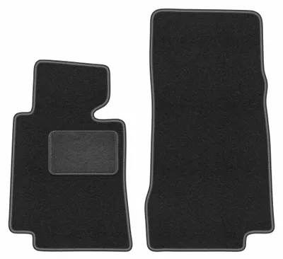 Immagine prodotto di Tappetini anteriori in moquette per BMW 8 E31 1988-1999 (coupé) – 2 pezzi, grigio grafite, su misura – Wielganizator LUX