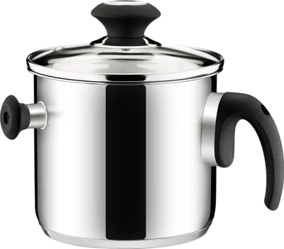 Produktbild von Doppelwandiger Milchtopf PRESTO mit Deckel ø 16 cm, 2.0 l