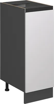 Produktbild von Apothekerschrank Vicco R-Line Weiß 30 cm J-Shape, ohne Arbeitsplatte, Model 39774