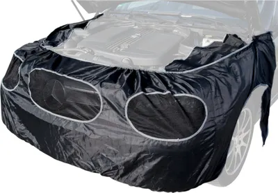 Produktbild von Frontschutzplane Dresselhaus Bugschutz Universal für PKW, Frontabdeckung Schwarz