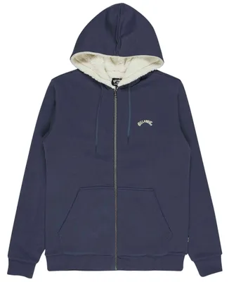 Imagen del producto de Sudadera con capucha Billabong Arch Sherpa Full Zip "Azul Marino" para Hombre