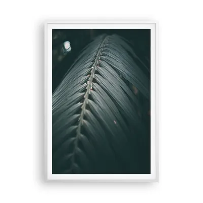 Produktbild von Gerahmtes Poster - Weißer Rahmen - Blatt Palme exotisch - 70x100 cm - Wand Bild - Wanddeko - Wandbilder - Kunstposter - Wandposter - Bilderrahmen - Bilder - Kunstdruck - P2WPA70x100-4907