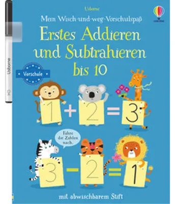 Image de Mein Wisch-und-weg-Vorschulspaß: Erstes Addieren und Subtrahieren bis 10