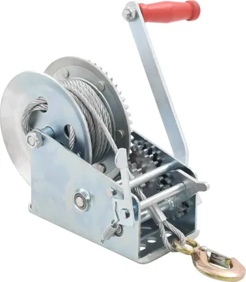 Produktbild von Handseilwinde 1360 kg, 10 m Seil, 6 mm Durchmesser, 40 x 30 x 18,5 cm