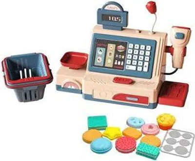 Immagine prodotto di Set di registratori di cassa giocattolo con accessori