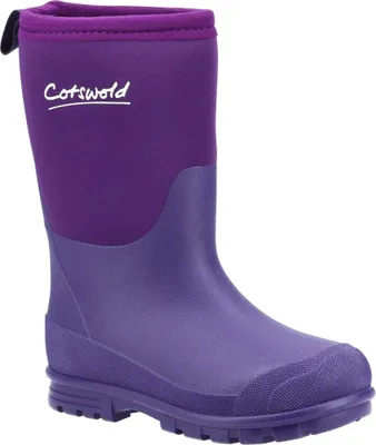 Produktbild von Cotswold - "Hilly" Gummistiefel für Kinder, Neopren FS10376 (25 EU) (Violett)